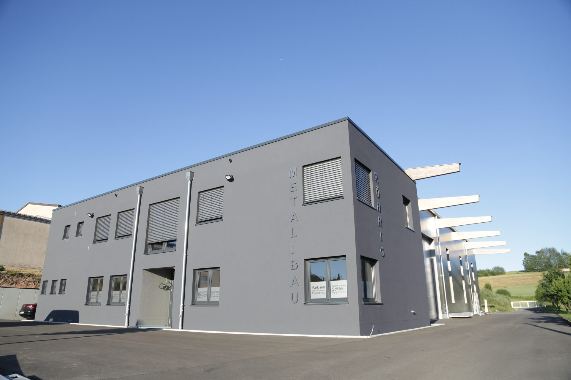 Team von Metallbau Röhrig aus Hosenfeld bei Fulda – erfahrene Metallbauer für individuelle Projekte im Stahl- und Metallbau.